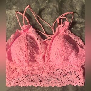 PINK Lace Bralette​